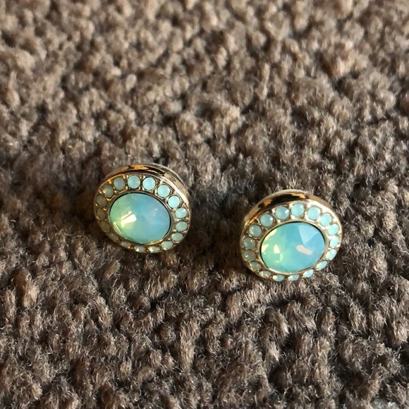 White House Black Market Jewelry - White House Black Market turquoise stud earrings